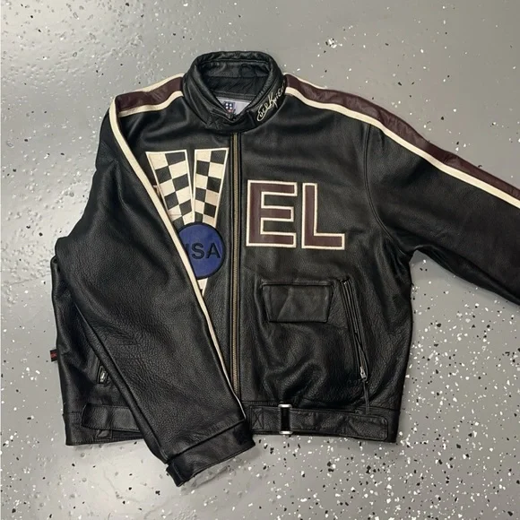 Vintage Evel Knievel leather jacket - Picture 2 of 6